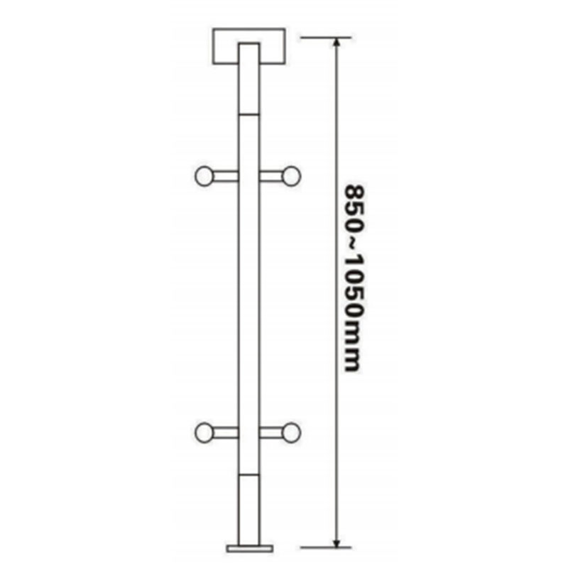 Customized Stainless Steel Columns, Stainless Steel Staircase Columns Manufactur