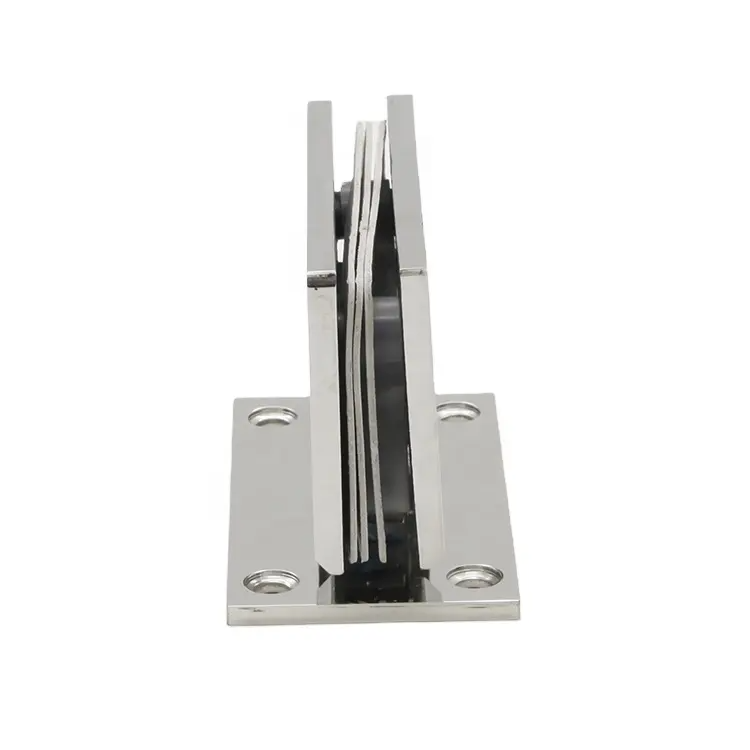 Custom Frameless Glass Shower Door Stainless Steel Hinges Connector