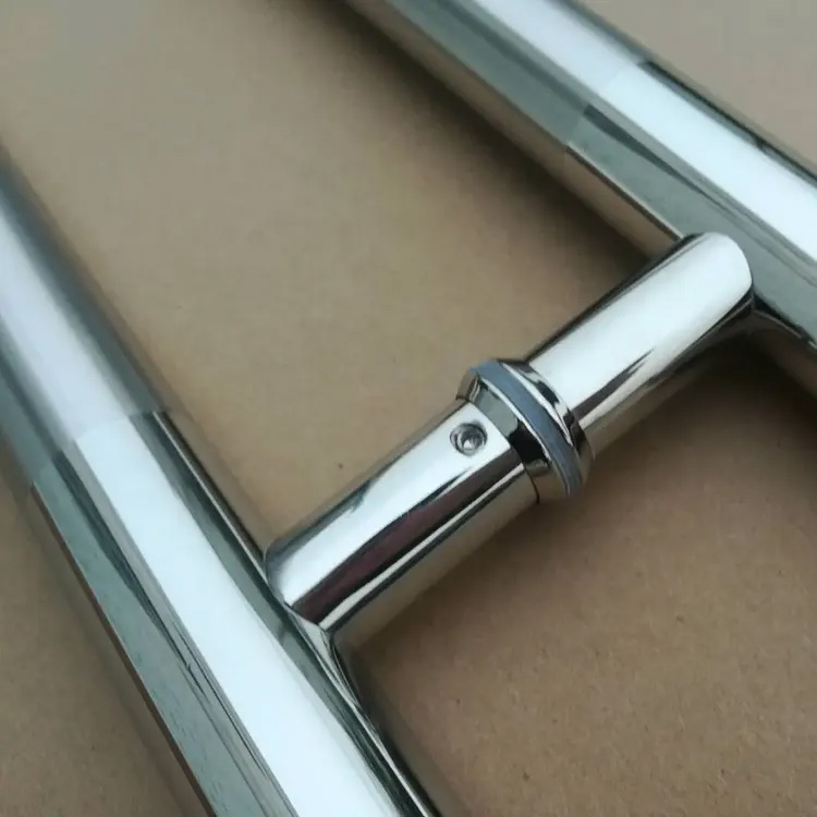 Custom Glass Door Stainless Steel Long H Shape Door Handle Manufacturer JQ-104(900)