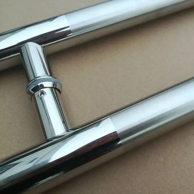 Custom Glass Door Stainless Steel Long H Shape Door Handle Manufacturer JQ-104(900)