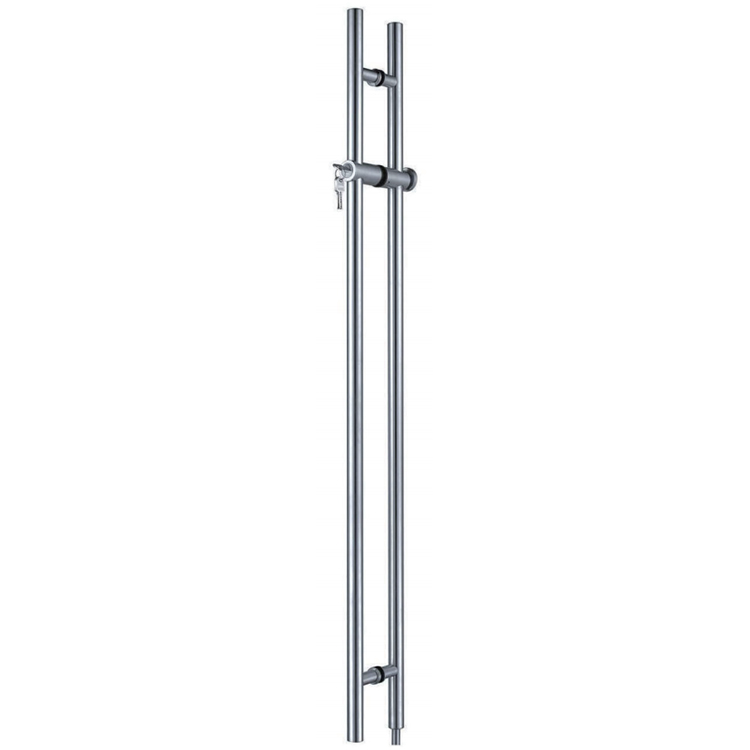 Office Hotel Home Glass Door Stainless Steel Locking Handle/Locking Ladder Handle JQ-1002