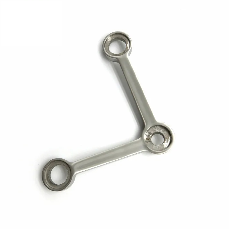 Custom 2 Legs Arms 304 Stainless Steel Glass Curtain Wall Fittings Accessories Spiders fittings