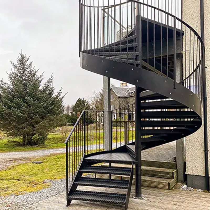 Spiral Stainless Steel Staircase