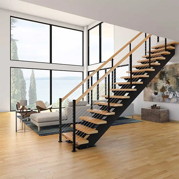 Hot Selling Indoor Stainless Steel Column Staircase Design Factory Price