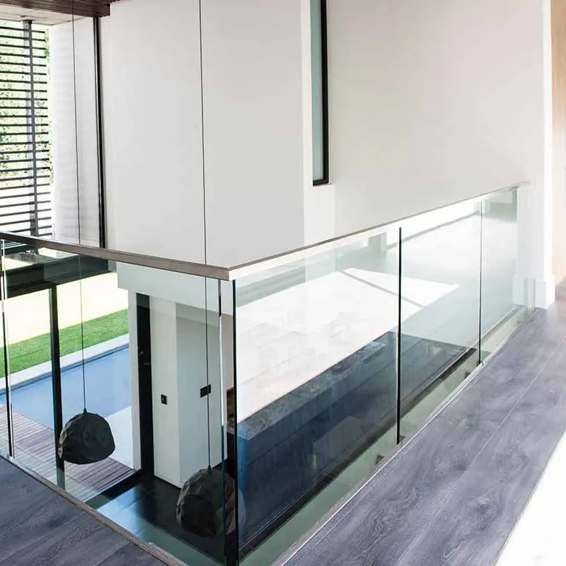 OEM ODM Indoor Home Office Frameless Glass Railings Supplier